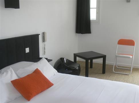Chambre Double Grand Confort Lit 160 hôtel l'île Ô Château à Noirmoutier